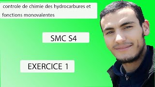 contrôle de chimie des hydrocarbures et fonctions monovalentes exercice1 [upl. by Htidirrem]