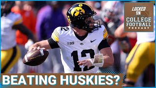 Iowa set for BOUNCEBACK win vs Washington because of their offense Ohio St over Oregon B10 picks [upl. by Guglielma]