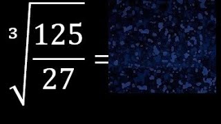 Cube root of 12527  Cube roots of fractions fraction [upl. by Sonitnatsok]