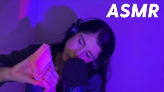 ASMR  Random Fast Triggers chatty whispers and some mouth sounds [upl. by Nnahs]