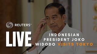 LIVE Indonesian President Joko Widodo visits Tokyo [upl. by Phineas]