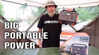 New 500wh Portable Power Station By JACKERY The Explorer 500 Solar Generator Review [upl. by Ahseit]