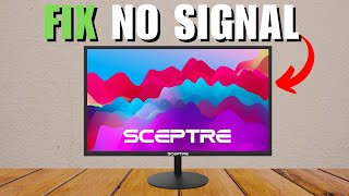 Sceptre monitor No Signal  How To Fix [upl. by Atikkin]