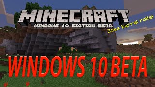 MINECRAFT WINDOWS 10 BETA IN 2024 [upl. by Sielen]