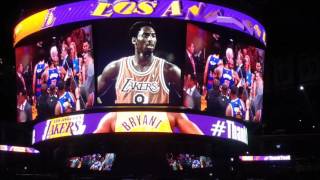 Kobe Bryants final Game Fans Eye View [upl. by Luigino]