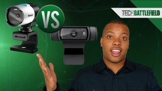 Microsoft Lifecam Studio vs Logitech HD Pro Webcam C920 [upl. by Eerej]