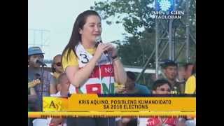 Kris campaigns for Grace Chiz in Tacloban [upl. by Nage]