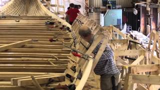 Draken Harald Hårfagre  The construction of a Viking Dragon Ship [upl. by Gausman]