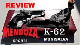 MENDOZA K62  Pistola de munisalva REVIEW [upl. by Letnwahs908]