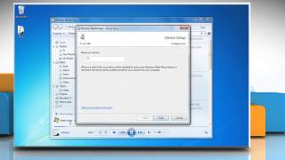 How to set up a device to sync in Windows® Media Player [upl. by Leanor]