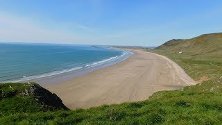 Rhossili Bay Beach Wales 2019 [upl. by Inotna113]