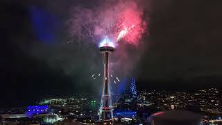 2023 Space Needle fireworks [upl. by Ninnette]