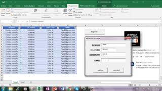 Ingresar datos a Excel mediante un formulario de vba Respuestas [upl. by Couchman123]