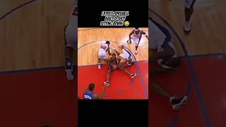 Latrell Sprewell beats the buzzer sitting on the court 😂 NBA HoopJunky basketball ballislife 🏀 [upl. by Carnay552]