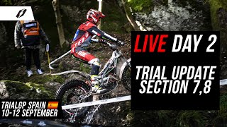 Jitsie  TrialGP Spain 2021  LIVE Day 2 Trial Update 2 Section 7 and 8 [upl. by Januarius]