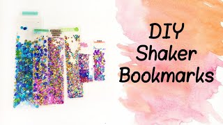 DIY Shaker Bookmarks wTab [upl. by Benkley]