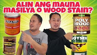 Ano ang Dapat Mauna Masilya o Wood StainVarnishingStainingBest Varnish [upl. by Nayr]