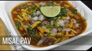 Misal Pav Recipe in Hindi मिसळ पाव best and easy too cook [upl. by Emory]