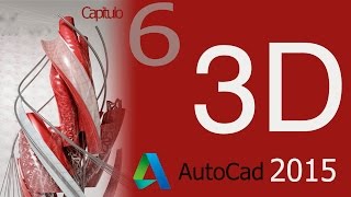 AutoCAD 2015 Tutorial herramientas para editar Curso 3D Español Cap 6 [upl. by Mandell]