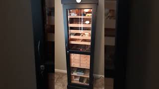 Tower of Power Cigar Cabinet Humidor Review by John [upl. by Liew]