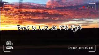 La Luz de Mis Ojos  Miguel Martinez Letra [upl. by Ruhtracam]