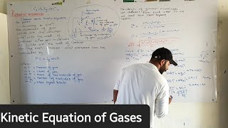 Kinetic Equation of Gases  Kinetic Molecular Theory  ch3  11th class Chemistry [upl. by Haidebej585]