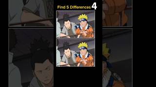 Naruto Shikamaru 😱🤬Naruto Spot The Difference 😈naruto shikamaru narutofindthedifference short [upl. by Onoitna488]