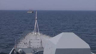 Soobrazitelniy corvette launches by Uran antiship missile system [upl. by Fi800]