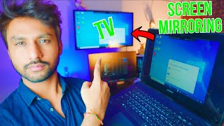 How to Connect Laptop Screen to TV Wirelessly Free No WIFI No HDMI Step by Step 2021 [upl. by Thora]