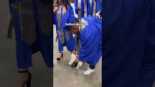 Breaking out the Moonwalk during Graduation 🎓 🤣 [upl. by Zullo798]