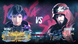 FT2 Set My Reina vs the Pakistani homie Ladidas Bushin Shaheen  Tekken 8 Online Blue Rank Matches [upl. by Murdoch250]