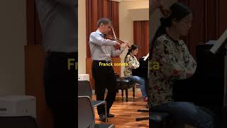 Franck violin sonata 2nd movement reharsal フランク ヴァイオリンソナタ2楽章練習 [upl. by Yenruoc]