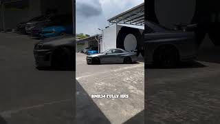 THE ORIGINAL BNR34 FULLY HKS ENGINE PART IN MALAYSIA 🇲🇾🇯🇵 bnr34 gtr gtr34 hkscarvlogshortvideo [upl. by Hovey]