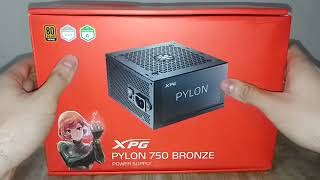 RESEÑA PYLON XPG 750W 80 PLUS BRONZEFuente buena y barata [upl. by Starlene]