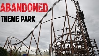 Abandoned Camelot Theme Park  With Ghost Train  England Road Trip [upl. by Wagoner]