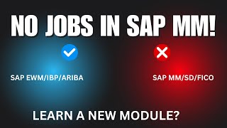 NO SAP MM JOBS LEARN OTHER MODULE SAP EWMIBPARIBA SAP FOR BEGINNERS CHANNEL S4HANA TRAINING [upl. by Jessee261]