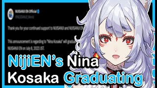 Nijisanji Englishs Nina Kosaka is Graduating [upl. by Aivatnohs]