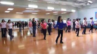 Cha Cha Line Dance Walk Through amp Dance [upl. by Ynoep]