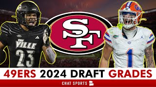 49ers Draft Grades All 7 Rounds From 2024 NFL Draft Ricky Pearsall Renardo Green Isaac Guerendo [upl. by Asta]