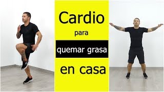 Ejercicios cardiovasculares para quemar grasa de todo el cuerpo en casa [upl. by Assirod500]