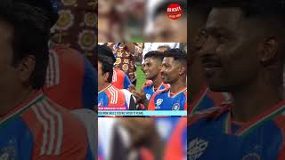 Hardik Pandya Celebrated At WANKHEDE Stadium Team INDIA victory parade hardikpandya rohitsharma [upl. by Lliw]