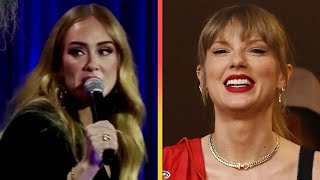 Adele DEFENDS Taylor Swift Against NFL Backlash [upl. by De460]