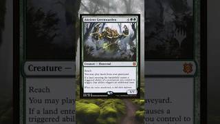 Ancient Greenwarden CapCut magicthegathering mtg nerd geek wizardsofthecoast game card [upl. by Eimor]