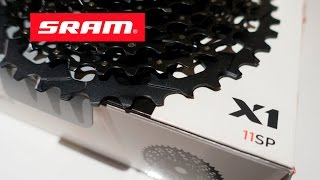 SRAM X1 1180 Cassette vs GX 1150 SRAM 11 Speed 1042t [upl. by Attenaz]