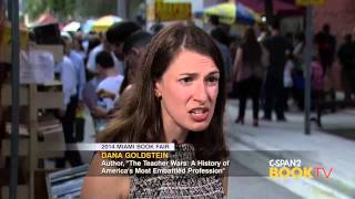 Book TV 2014 Miami Book Fair Interview with Dana Goldstein quotThe Teacher Warsquot [upl. by Peony]