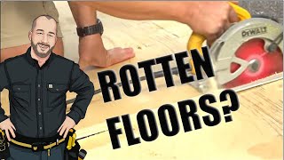 Floor Water Damage Repair  Repair or Replace [upl. by Shig304]