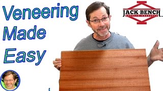 Basic Wood Veneering Techniques Made Easy [upl. by Kcirdec]