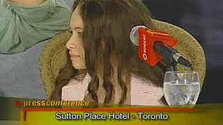 Jodelle Ferland Tideland press conference Toronto 2005 09 11 [upl. by Pernell]