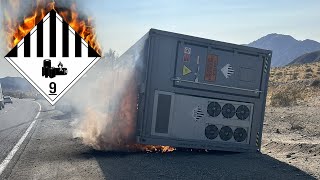 Disaster on I15 Lithiumion Batteries Cause Major Delays [upl. by Allak]