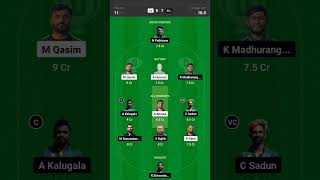 lq vs sll dream11 prediction [upl. by Allayne]